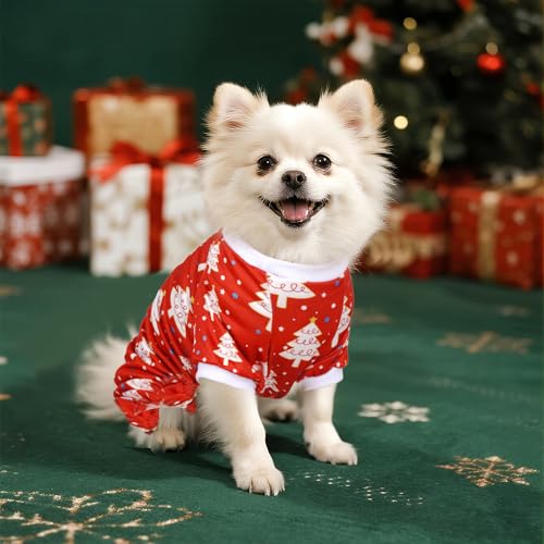 Pistha Pijama Navideño para Perros pequeños miniatura 4