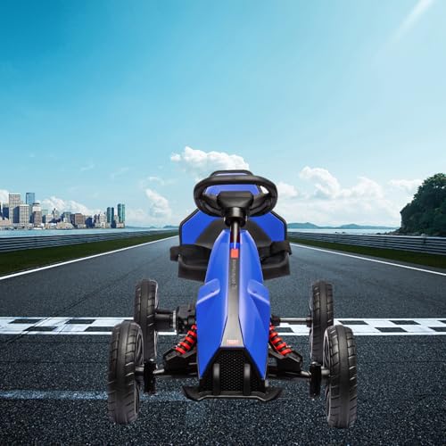 12V Electric Go Kart for Toddlers, Drift Kart with 7Ah Battery 35W Motor, High/Low Safety Speed Max 2.8MPH for Child, Max Load 66lbs, Electric Vehicle Toy for Kids Christmas Birthday Gift