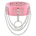 Black Goth Choker Kragen O Anhänger Kette Punk Halskette Leder Choker Frauen Mädchen Rock Sexy Harajuku