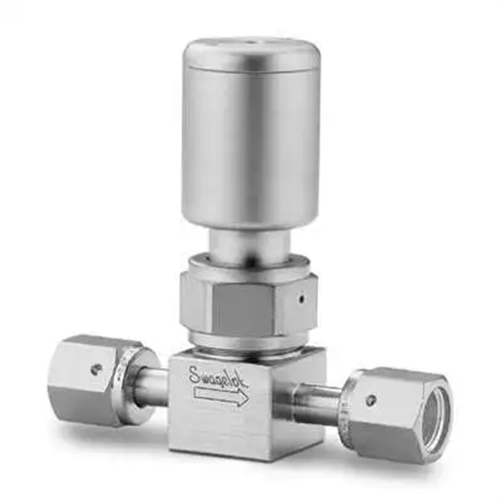 【 SS-4BK-V51-1O 】 Valvola a Soffietto con Filettatura Interna VCR da 1/4 di Pollice