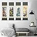 UNIQUELOVER Asian Silk Scroll & Home Decorate Tiger Picture Scroll & Wall Scroll Hanging Artwork Painting