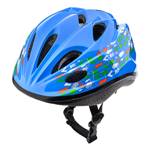 Design originale e durevolezza: i materiali con cui è realizzato il casco da bicicletta lo rendono estremamente leggero, robusto e solido. La parte superiore del casco è decorata con colori accattivanti e motivi grafici che faranno innamorare il tuo bambino sin dal primo momento! Ogni bambino troverà qualcosa per sé.