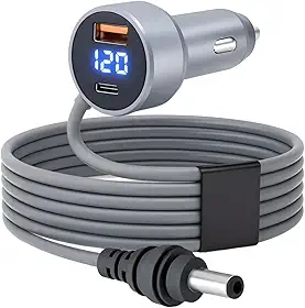Cabo de Alimentação Veicular 3em1 Com Led Compatível com Mini Starliink 12V/24V – 2 Metros Carregador Automotivo com Conector Vedado para Carros, Caminhões, Motorhomes e Barcos