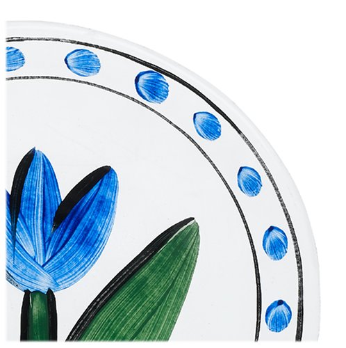 Amazon.com | Kosta Boda Tulipa Plate, Blue: Dinner Plates: Dinner