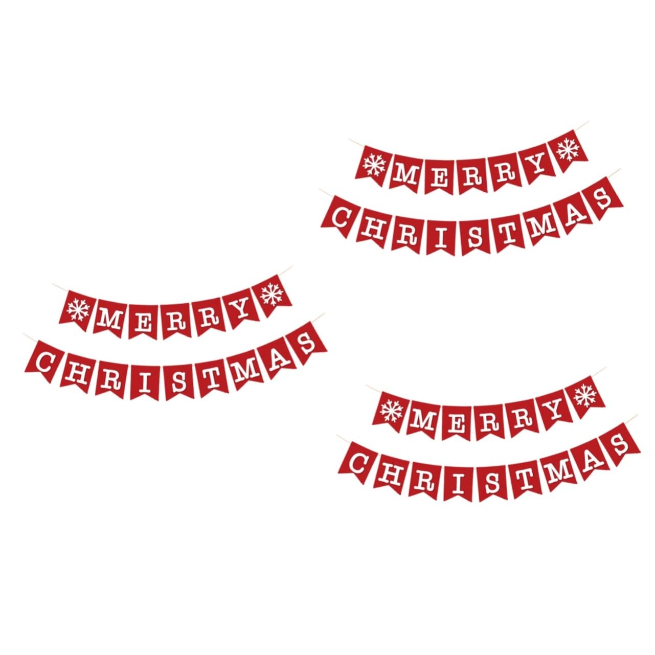 Cabilock 3 Pz Decorazione Natalizia Decorazioni Natalizie Decorazioni Per La Casa Striscioni Interni Decorazioni Del Centro Commerciale Ornamenti Per Ufficio Decorare Natale Rosso