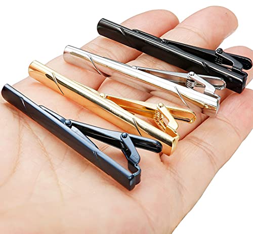 Erioctry Mens Stainless Steel Tie Clips Minimalist Necktie Tie Bar Clasp Clip Clamp Pins Best Gift For Men Business Party Wedding Best Gift and Daily Life2