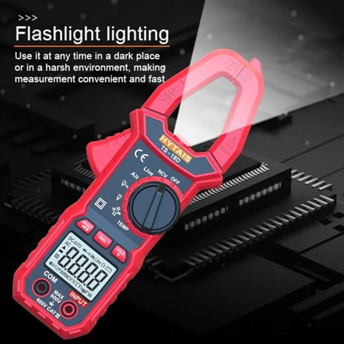 Pinza Amperimétrica Multímetro 600A DC/AC Clamp Amperímetro 6000 Cuentas Voltímetro Amperímetro Pinzas NCV Ohm Herramientas para Electricista miniatura 4