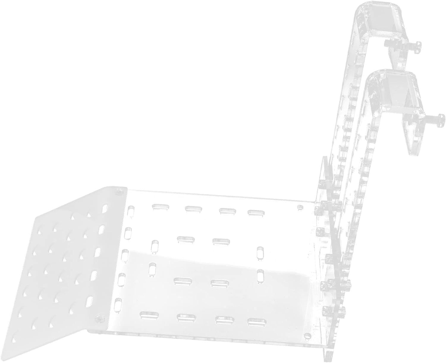 Turtle Basking Platform, Basking Platform for Aquatic Turtles,Extra Large Wide Hanging Transparent Tortoise Resting Terrace, Turtle Hanging Ramp