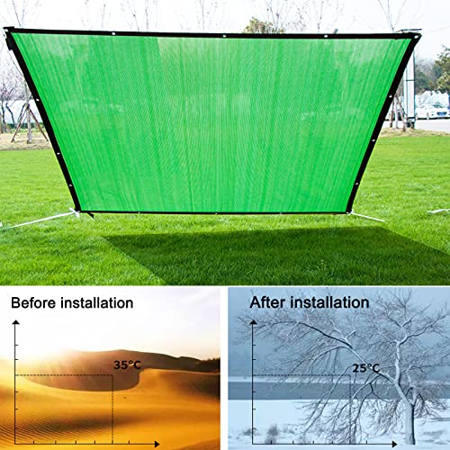 Toile d'ombrage extérieure imperméable 6x7 m filet protection UV - 4