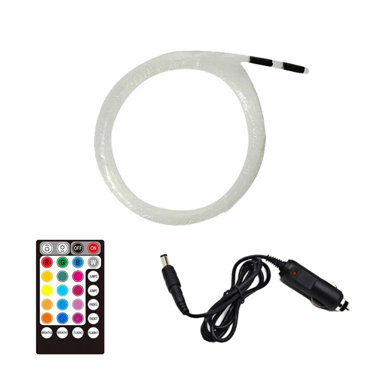Accessoires De Pavillon à éClairage éToilé pour Vo 12V 60pcs Fibre Optique Star Light Kit Voiture LED Plafonnier Headliner Décor De Voiture Intérieur Décoratif Atmosphère Lampe(60pcs 1.5M)