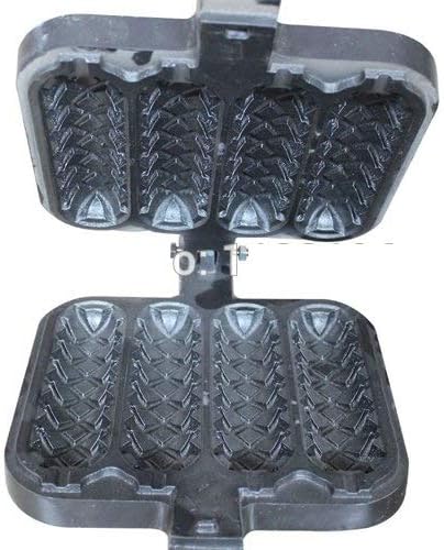 Máquina 3 en 1 para hacer gofres franceses de gas LPG para hacer gofres y panadero, soporte para gofres + palo de bambú