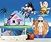 Oedim Fotomural Vinilo Adhesivo Dragon Ball Classic Conjunto de Personajes, Producto Oficial, Vinilo Adhesivo Decorativo para Habitaciones, decoración para Paredes, DBC