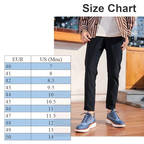 Image of Men's Casual Dress Oxfords Shoes Fashion Business Shoes Wide Feet Lace-up Shoes for Business Office Wedding