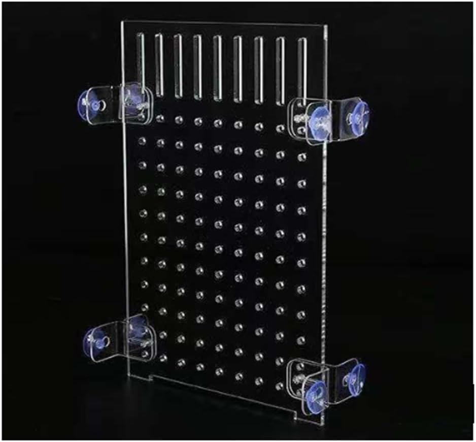 Aquarium Fish Tank Divider, Fish Tank Partition Acrylic Isolation Board Partition Plate Cut Off Partition Small Hole Mesh Prevent Fish Each Other Fight