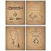 Nurse Patent Prints - Set of 4 Vintage Wall Art Photos