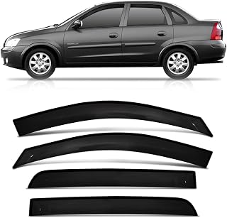 Calha De Chuva Acrílica Corsa Hatch E Sedan 2002 Até 2012
