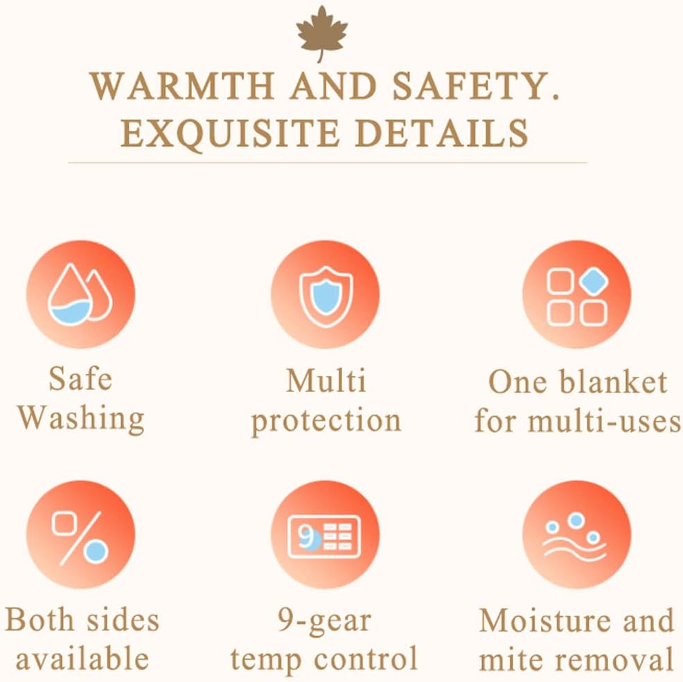 review Relieve Fatigue Boho Style Small Heated Blanket Washable Shawl Electric Throws Safe Low Voltage Electric Blanket Home Office Use Fleece Blanket Utility Savings