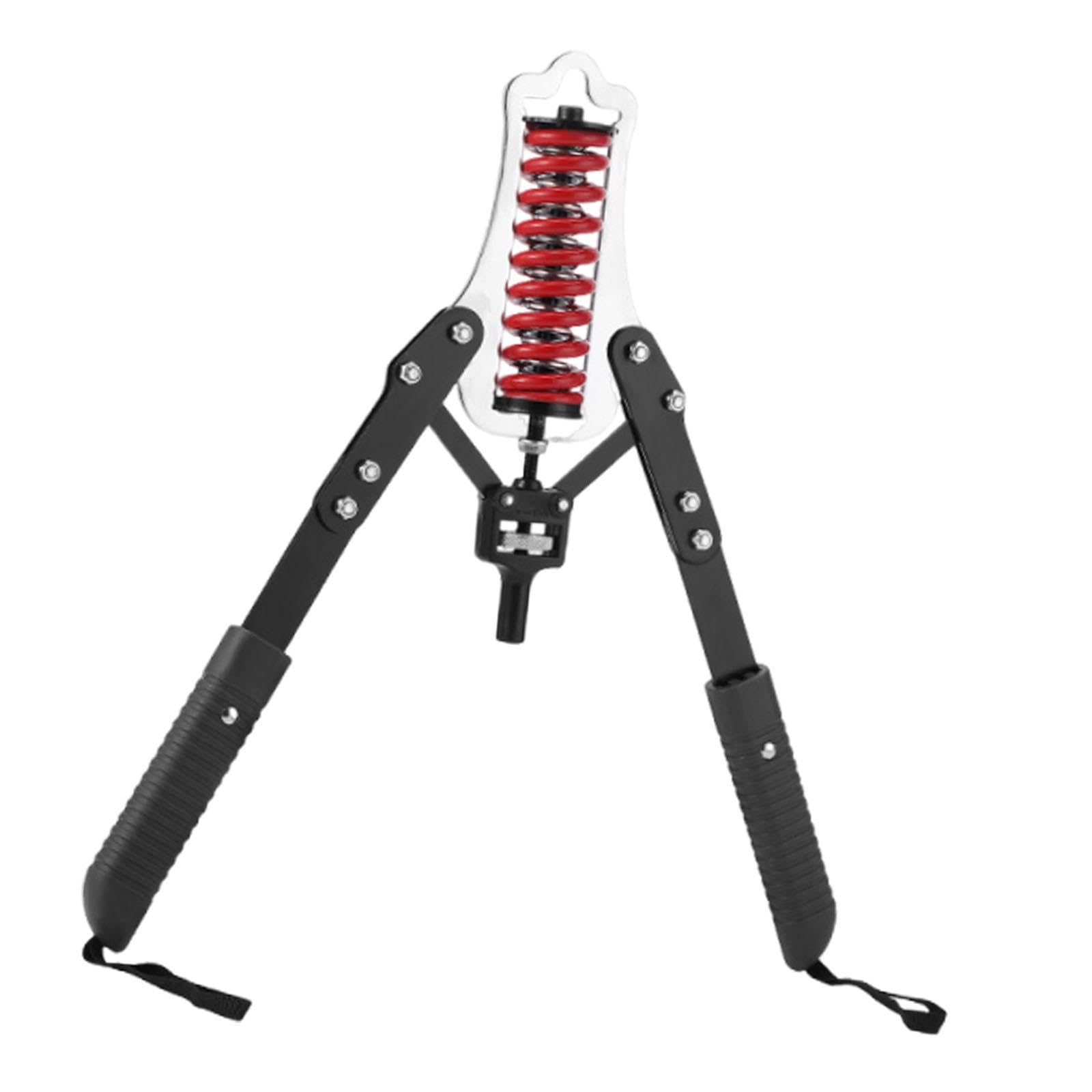 Arm Strength Bar con Molla Doppia in Acciaio al Carbonio Espansore Regolabile per Petto E Braccia Impugnatura Sicura Adatto per Uso Domestico Esercizi, Doppia Molla