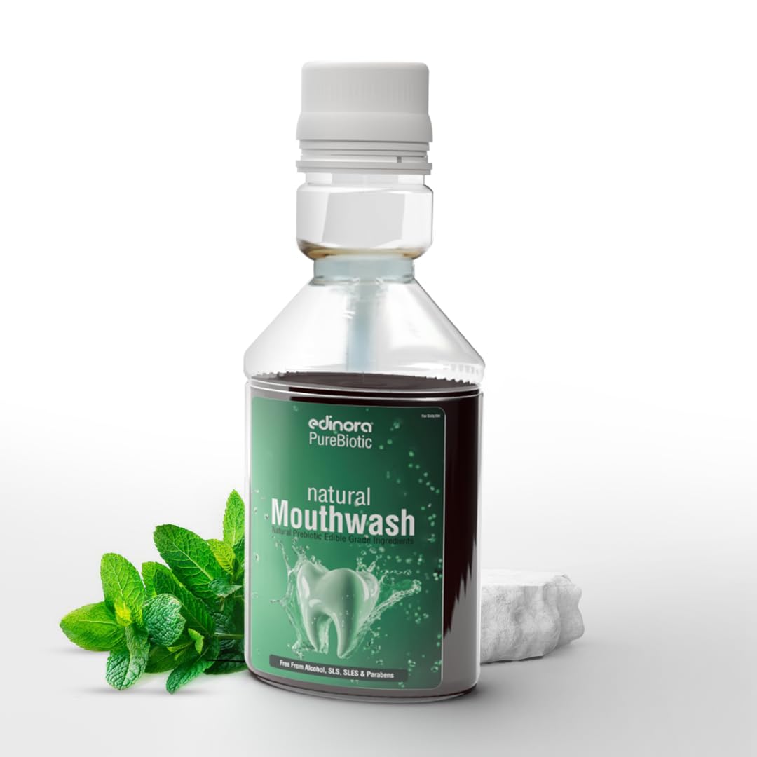 PureBiotic Natural Mouthwash for fresh breath | Free From Alcohol | 200ml | as seen on Shark Tank India