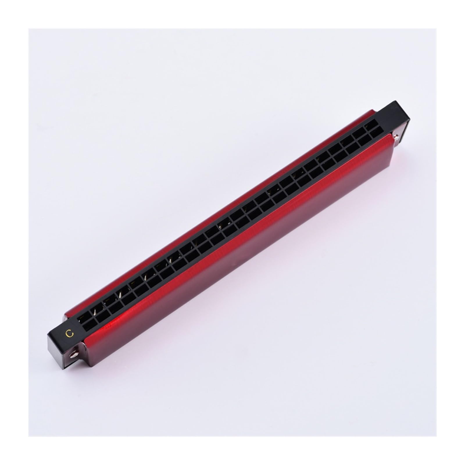 Mundharmonikas Polyphone C-Ton-Mundharmonika Mit 24 Löchern Für Schüler Und Erwachsene (Color : Crimson)