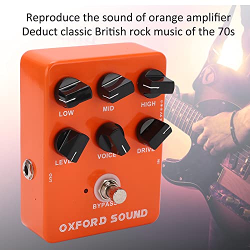 Shanrya Pédale d’amplificateur, facile à utiliser, plus de polyvalence, pédales British Rock de niveau Knob Metal Drive… - Les Beatles, Paul McCartney, John Lennon, RIngo Starr, George Harrison Shanrya Pédale d'amplificateur, facile à utiliser, plus de polyvalence, pédales British Rock de niveau Knob Metal Drive… – Image 4