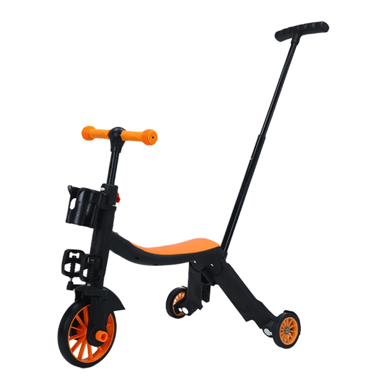 Dziecięcy rower trójkołowy, regulowany, wielofunkcyjny uchwyt przesuwny, 3