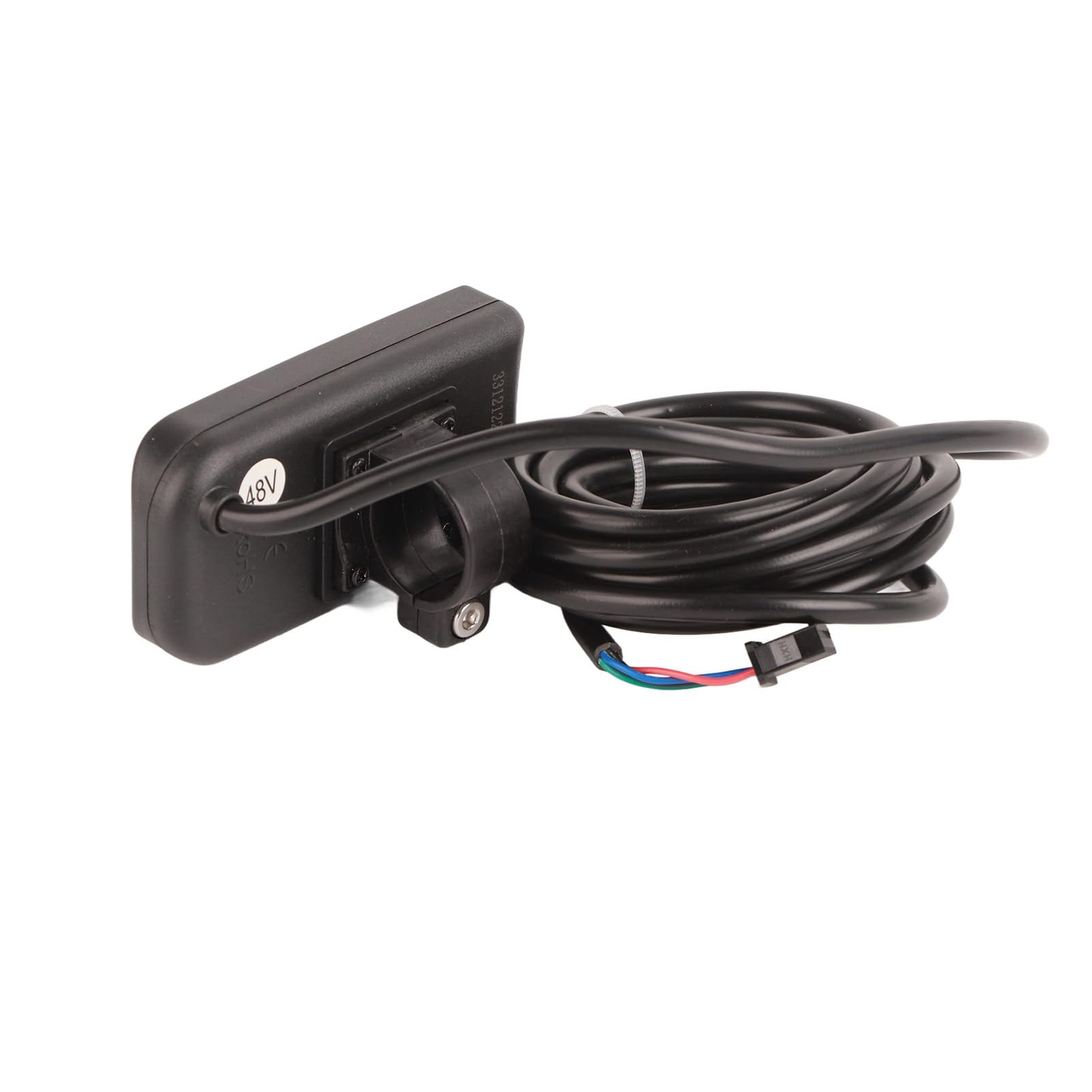 Pannello LCD, display a LED 810 per bicicletta elettrica ABS con pannello di controllo con cavo a 5 fili, nero