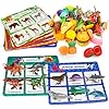 Montessori Sorting Game - Sorting Toys for Toddlers 3-5,Sensory Toys for Kids,Fine Motor Montessori Preschool Classroom Education Toys for Toddlers 3-4 Year