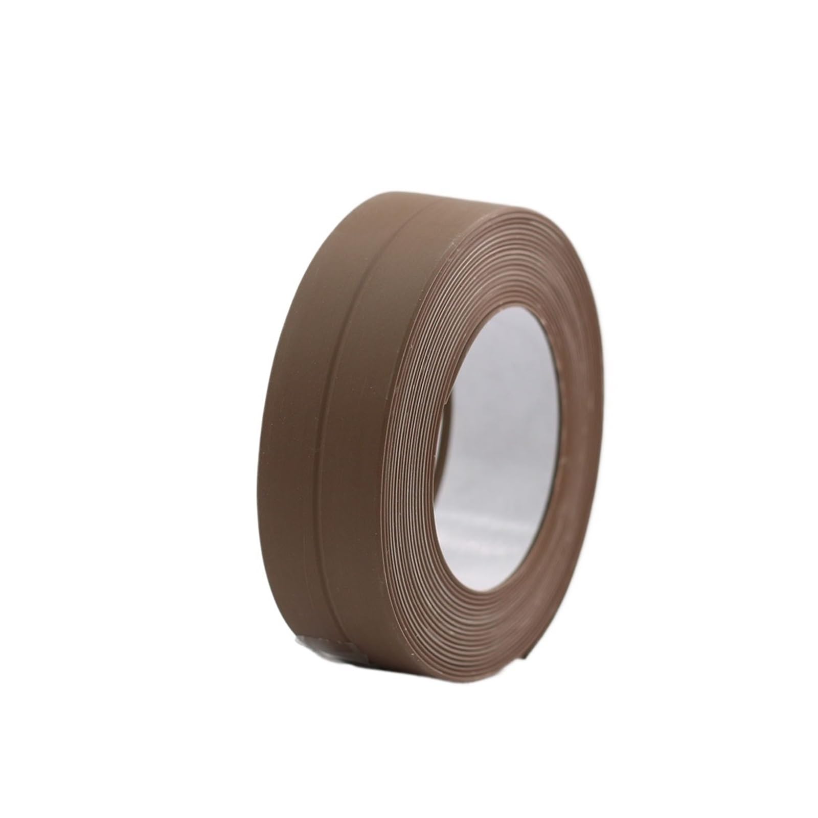 Nastro sigillante, Nastro Autoadesivo in PVC da 2 Rotoli for Adesivo Parete for Bagno di casa Bordo lavandino WC(Brown,3.2Mx20mm)