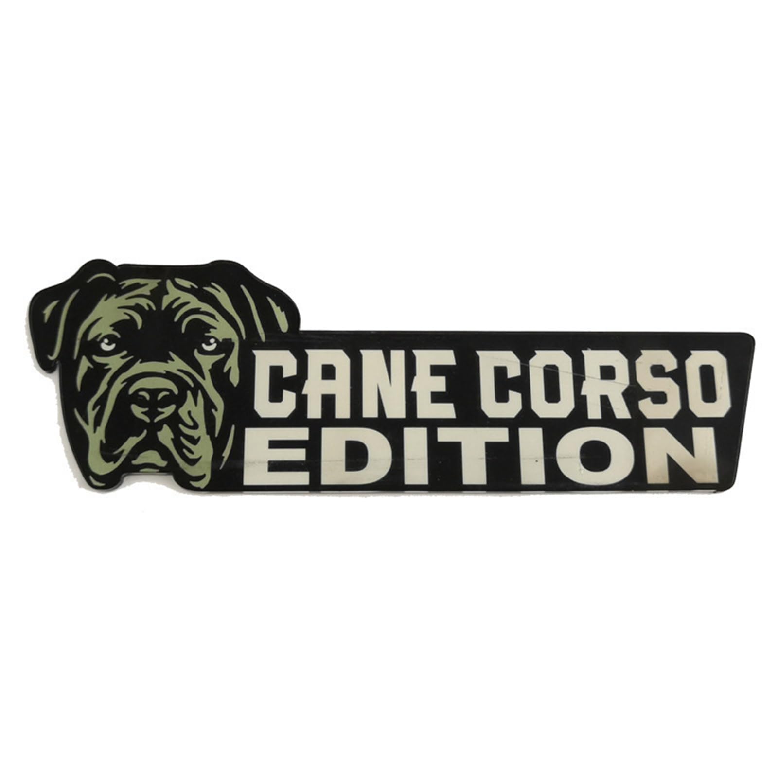 Dog Car Badge Laser Cutting Car Emblem 3D Car Badge Automotive Decals Stickers with Strong Adhesive (Cane Corso Edition)