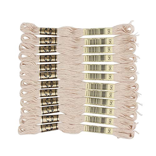 Image of DMC 6-Strand Embroidery Cotton Floss, Ultra Very Light Beige Brown
