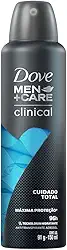 Dove Desodorante Aerossol Men+Care Clinical Cuidado Total 150ml
