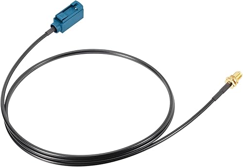 Miniatura 7 de Bingfu Fakra Z hembra a SMA hembra cable adaptador de antena de vehículo 3.28 pies para coche estéreo Android unidad principal navegación GPS FM AM