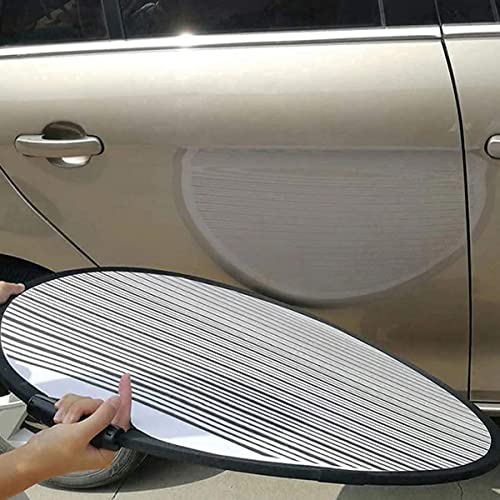 Image of LadyRosian 80cm Dent Reflector Board Foldable Flexible Lined Striped Dent Board Reflector Panel for Car Dent Check Tool