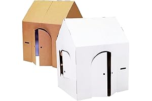 Playhouse Blank Crafty Cottage - Kids Art and Craft Indoor Playhouse