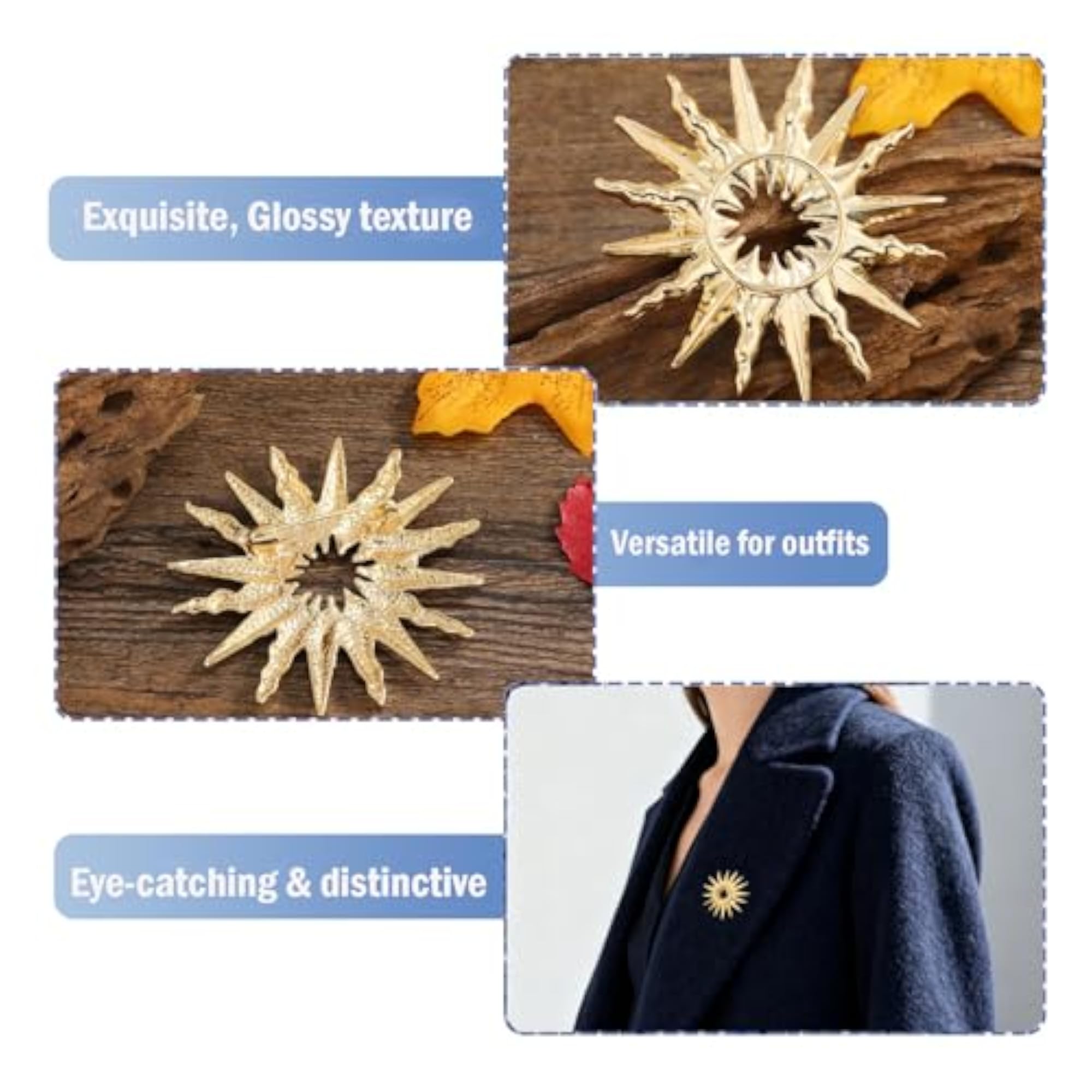 Enamel Flower Brooch Pin, Elegant Accessory for Special Occasions