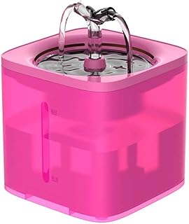 Dozownik wody dla zwierząt. Dozownik wodny dla zwierząt domowych, automatyczny cykl inteligentny stała temperatura Dozownik wody, ultra-cichy przezroczysty kot pijący z filtrem organicznym