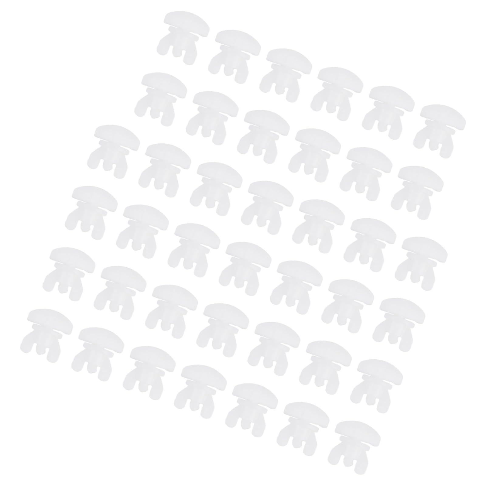 Tsophreniq 40 Clear Threaded Pu 40Pcs Drapery Rails Sliding Gliders Curtain Fasteners Curtain Track Stoppers Curtains Track Hardware Enduring Sliding Accessories