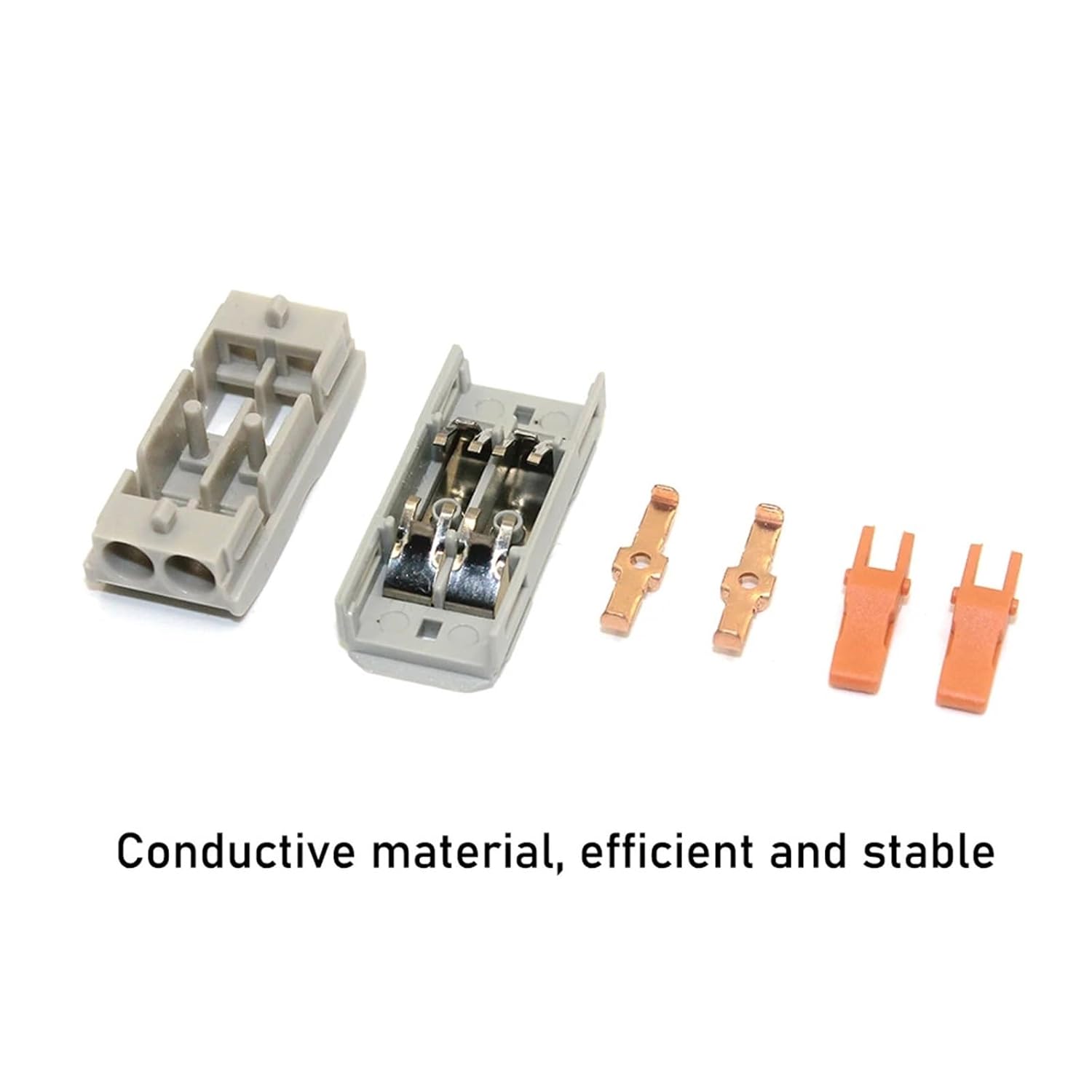 fengpeng 10/50個 ワイヤコネクタ スプライス可能 ハードワイヤ 直接挿入 マルチ入力およびマルチ出力 高速配線 端子台