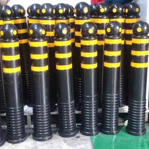 Traffic Safety Cones - 24" & 32" Removable Traffic Control Channelizer for Parking Lots, Hotels, Schools, Subways & Residential Areas - Durable Visual Warning Posts