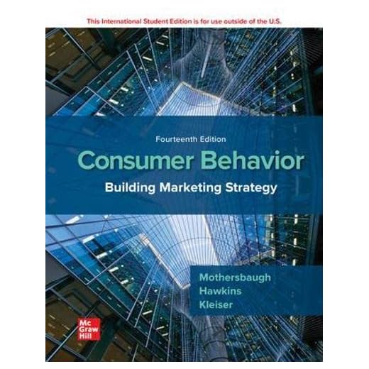 ISE Consumer Behavior: Building Marketing Strategy