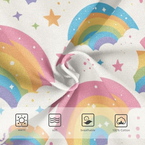 KLL Glitter Rainbow Pride Toddler Boys' Pure Cotton Underwear Cute Children Panties3