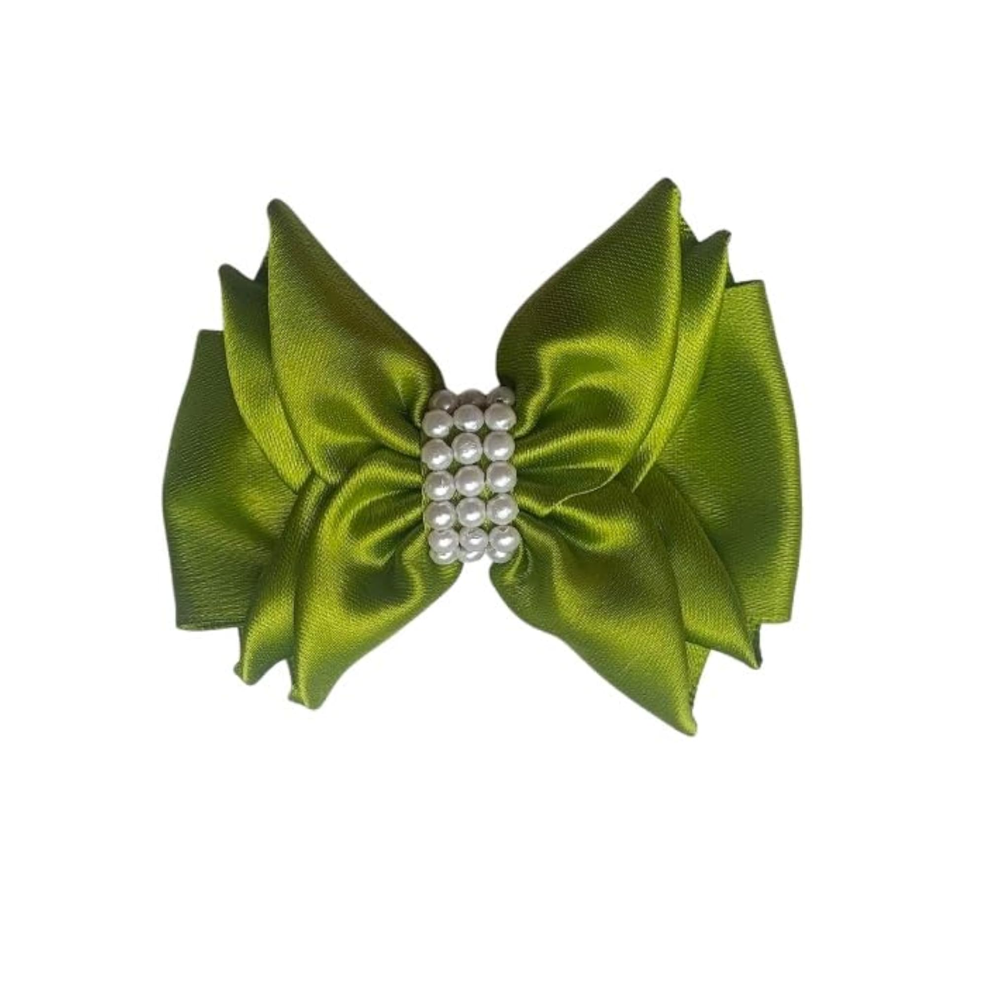 Charming Satin Flower Alligator Hair Clip Pack of 2