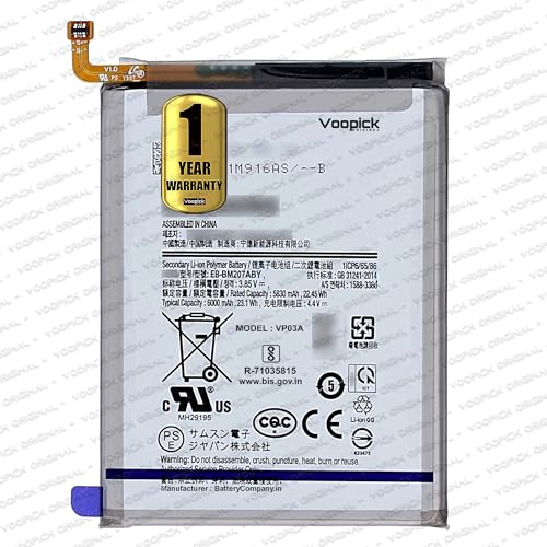 Image of EB-BM207ABY Battery Compatible for Samsung Galaxy M30s (SM-M307F, SM-M307FN, SM-M307F /DS, SM-M307FN /DS, SM-M3070) with 1 Year Warranty. [6000mAh-Capacity]