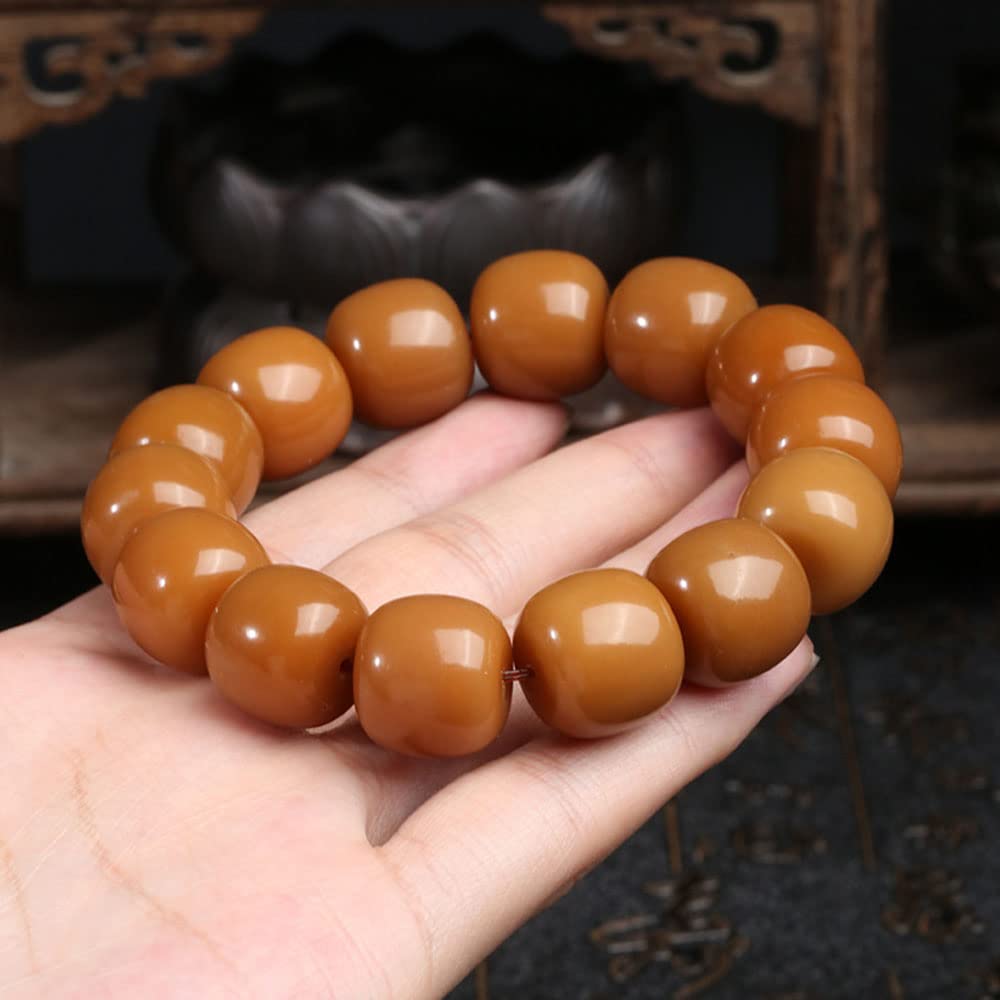 Bracciale con Perline di radice Bodhi