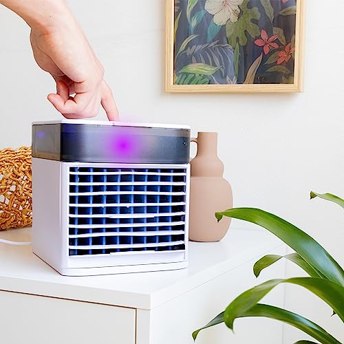 Silvergear® Climatiseur Mobile | Refroidisseur d'Air avec 3 Vitesses + Timer | Rafraîchisseur d'Air avec Brumisation et USB | Economisez de l'Énergie et Rafraîchissez la Maison | Sans Tube Extérieur – Image 3