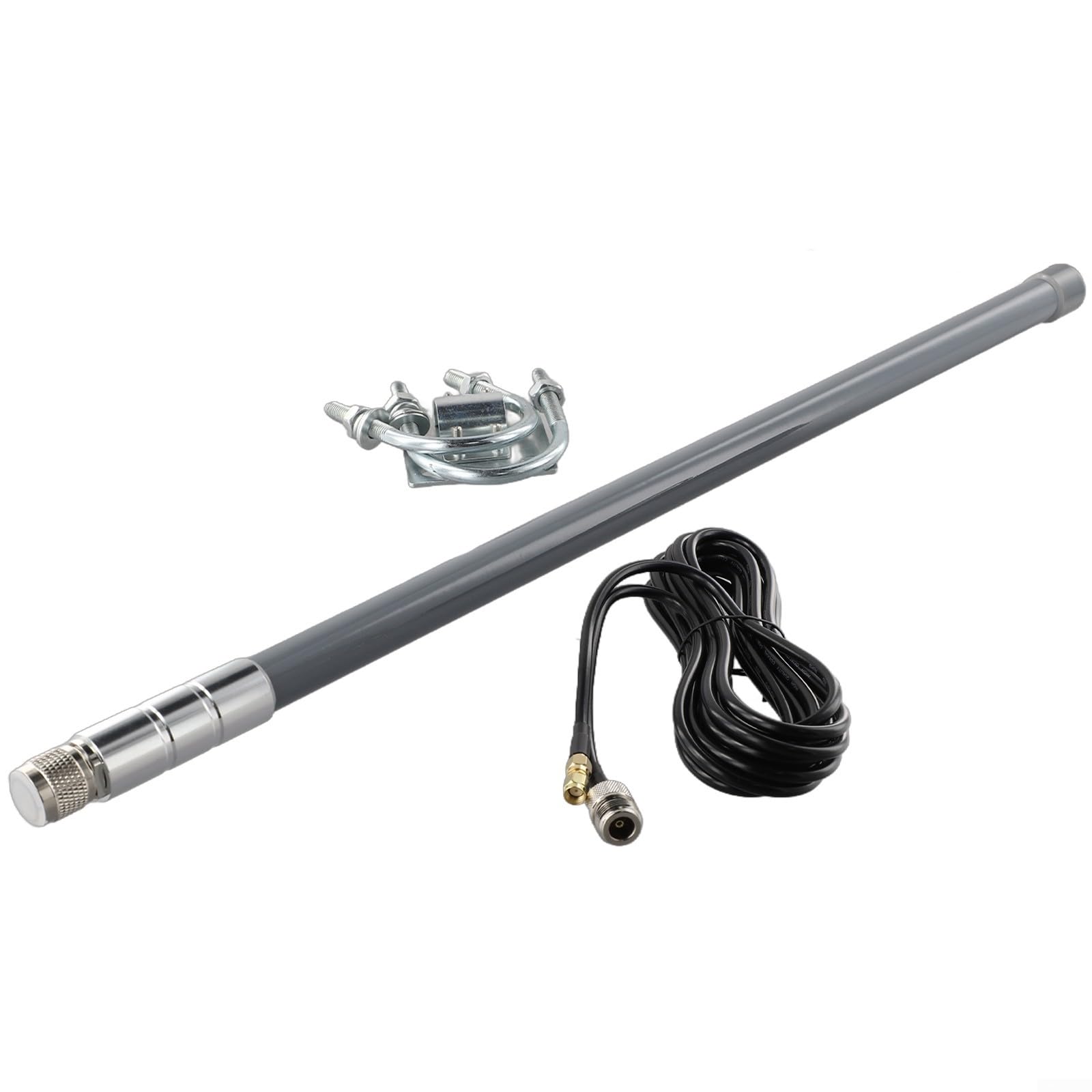 Antenne d'extérieur en fibre de verre 915 MHz 868 MHz pour antenne Lora 12 dBi à gain élevé pour hélium hotspot miner large couverture (kit d'antenne)