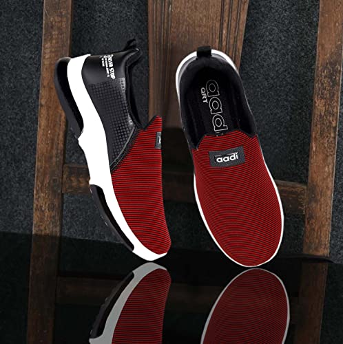 Image of AADI Men's Mesh Leather Outdoor Casual Shoes