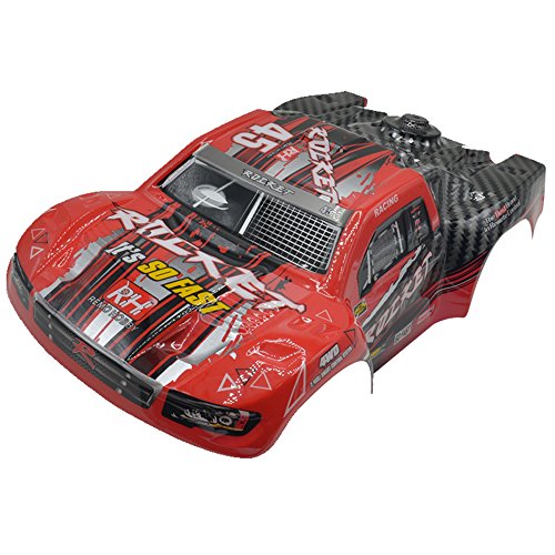 Cheerwing D2602 Red Short Course Body Shell RC Car Parts for REMO 1/16 Scale 1621 RC Truck