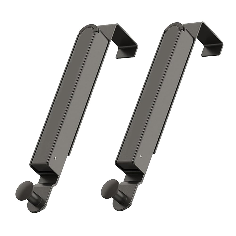 CTRLZS Folding Clothes Drying Rack, Door Hook Clothes Hanger, No Need to Hit the Clothes Hanger, Portable & Foldable Black